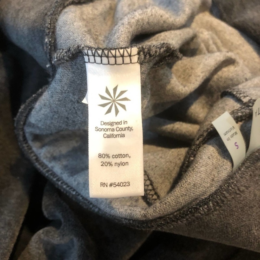 ATHLETA Dark Gray Velour Velluxe Joggers Size Small - Picture 10 of 11
